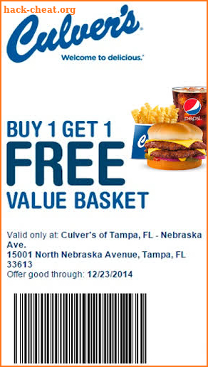 culvers coupons screenshot