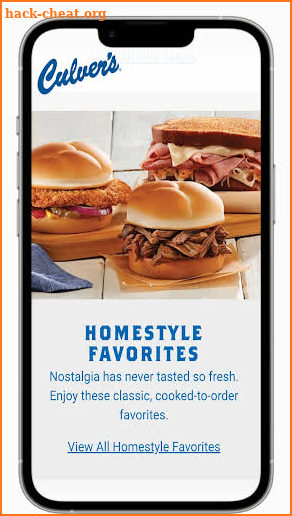 Culvers Restaurant App screenshot