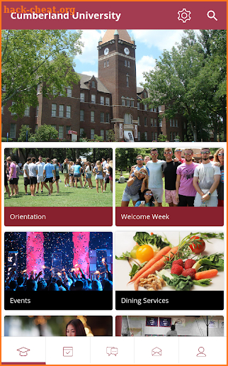 Cumberland University screenshot