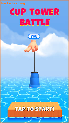 Cup Tower Battle screenshot