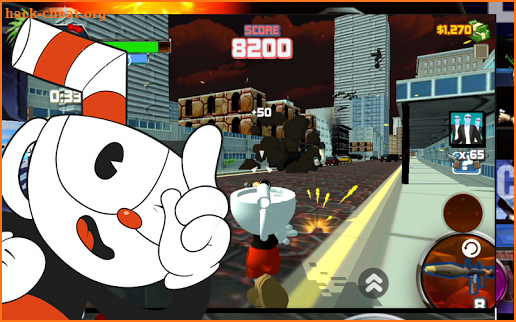 cuphead Devil cup City head War screenshot