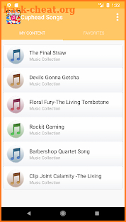 Cuphead Songs Soundtrack screenshot