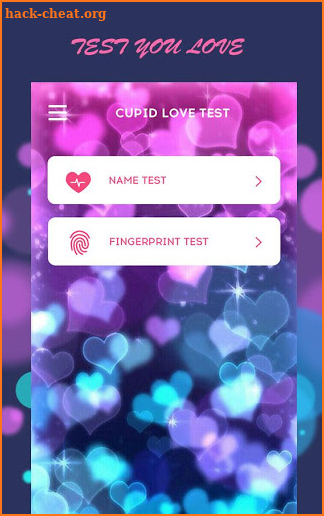 Cupid Love Test screenshot