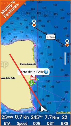 Curacao GPS Nautical Charts screenshot