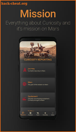 Curiosity Reporting screenshot