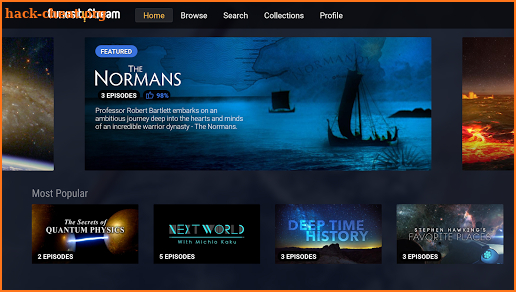 CuriosityStream - Watch Documentaries Online (TV) screenshot