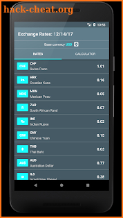 Currencies rates - LIVE screenshot