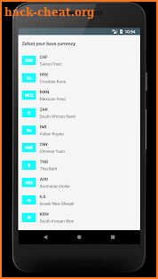 Currencies rates - LIVE screenshot