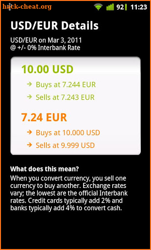 Currency Converter screenshot