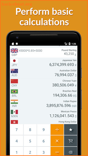 Currency converter! screenshot