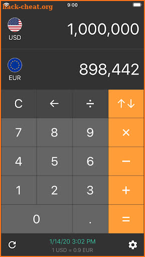 Currency converter offline screenshot