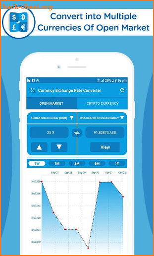 Currency Exchange Rate Converter screenshot