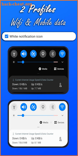 Current Internet Usage Speed & Data Counter screenshot