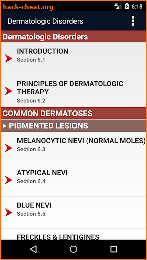 CURRENT Medical Diagnosis and Treatment CMDT 2018 screenshot