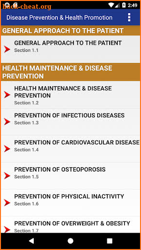 CURRENT Medical Diagnosis and Treatment CMDT 2019 screenshot