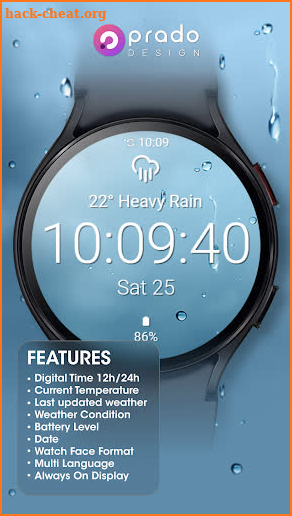 Current Weather Watch Face screenshot