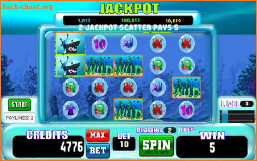 Currents of Fortune Slot Machine screenshot