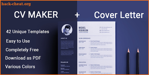 Curriculum vitae App CV Builder Resume CV Maker screenshot