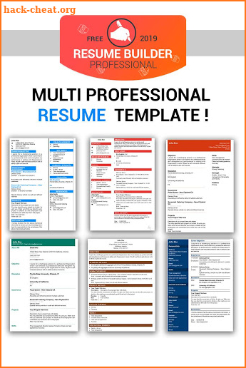 Curriculum Vitae - Resume Builder with CV Template screenshot