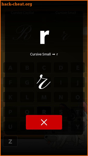 Cursive Letters for Pre-School screenshot