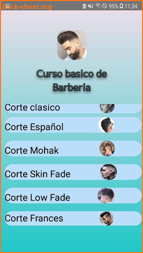 Curso de Barberia screenshot