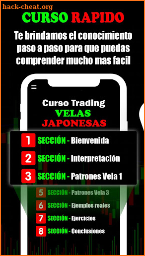 Curso de Velas Japonesas - 25 Patrones Ganadores screenshot