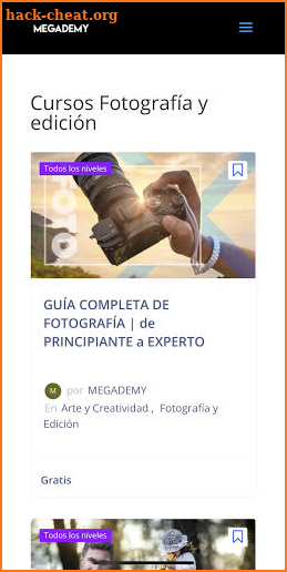 Curso Fotografía y edición gratis online 📷 screenshot