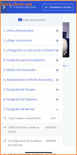 Curso Fotografía y edición gratis online 📷 screenshot