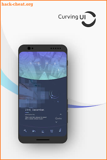 CurvingUI for Kustom KLWP screenshot