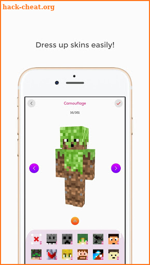 Custom Skin Creator / Editor for Minecraft PE screenshot