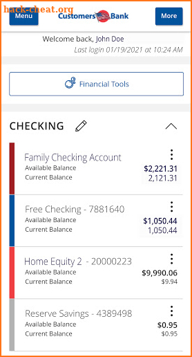 Customers Bank Mobile screenshot