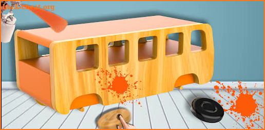 Cut & Paint Wood Toys Making screenshot