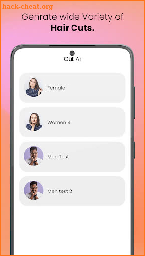 CutAI - AI Hair Style Changer screenshot
