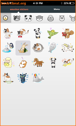 Cute Animal Stickers – Animal Faces & Cat Emojis screenshot