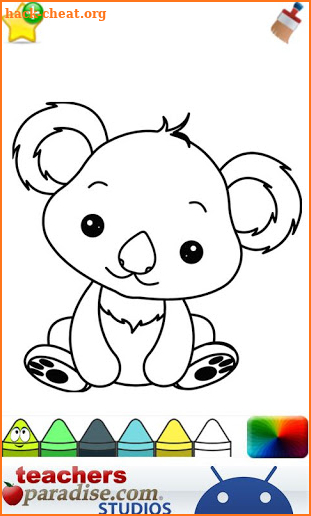 Cute Animals Coloring Book screenshot