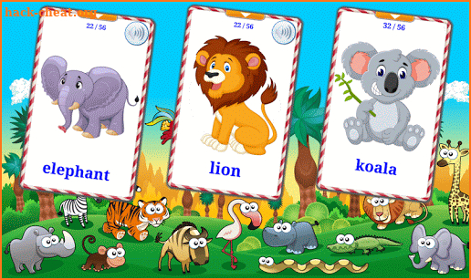 Cute Animals Flashcards V2 PRO screenshot