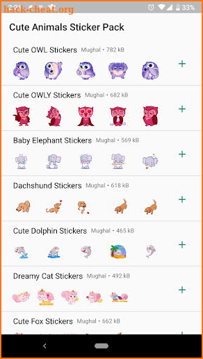 Cute Animals  Whatsapp StickerPack-WAStickerApps screenshot