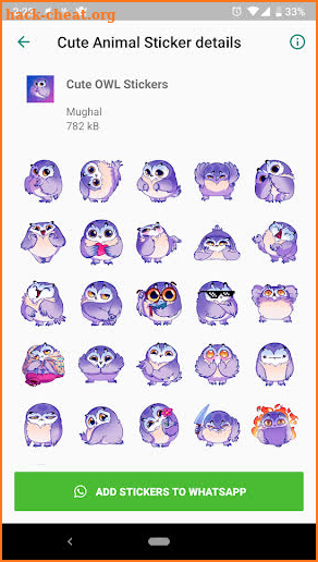 Cute Animals  Whatsapp StickerPack-WAStickerApps screenshot