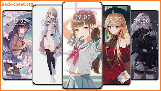 Cute Anime Girl Wallpaper screenshot