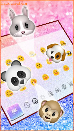 Cute Animoji Keyboard Theme screenshot