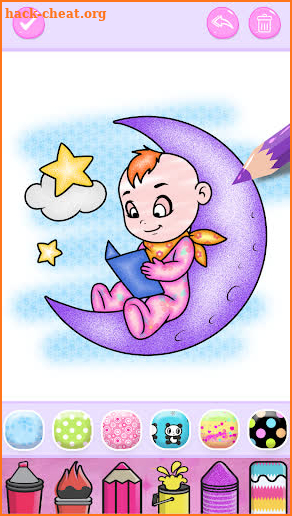 Cute Babies Coloring Pages screenshot