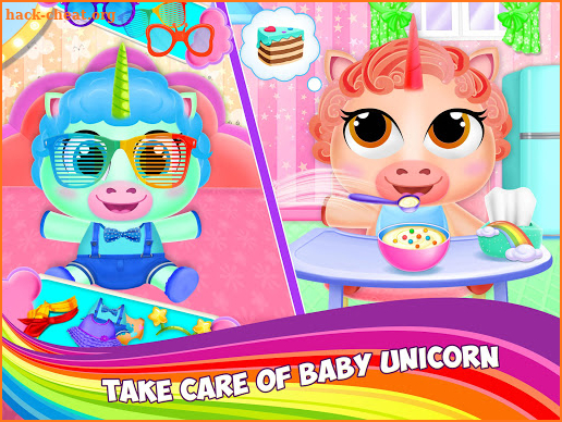 Cute Baby Unicorn Nanny House screenshot