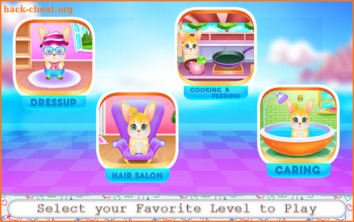 Cute Bunny Caring and Dressup screenshot