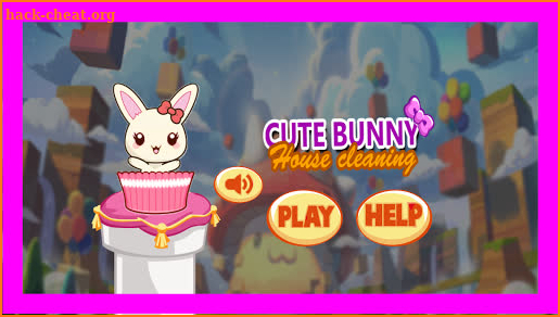 Cute Bunny House Cleaning Game screenshot