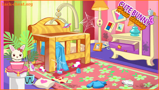 Cute Bunny House Cleaning Game screenshot