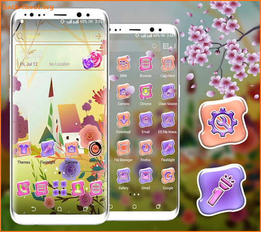 Cute Cartoon Launcher Theme screenshot