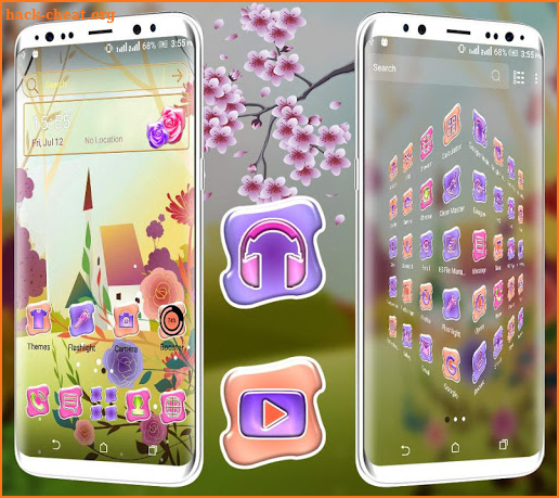 Cute Cartoon Launcher Theme screenshot