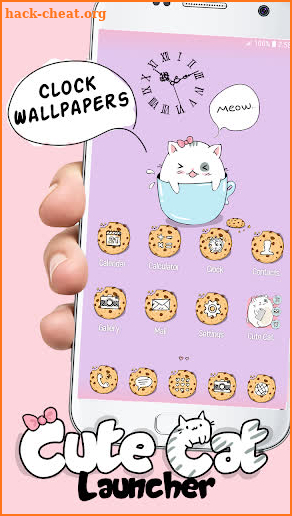 Cute Cat Launcher screenshot