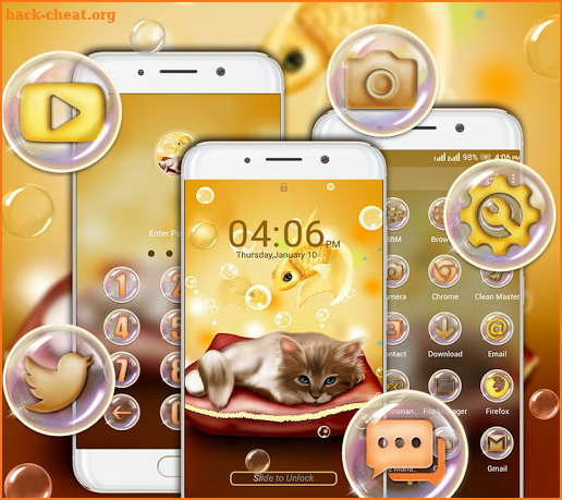 Cute Cat Launcher Theme screenshot