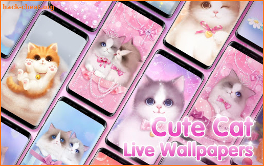 Cute Cat Live Wallpapers screenshot